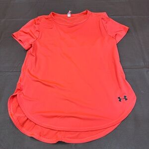 Under Armour Women's Short Sleeve Tee - Coral/Red/HEAT GEAR